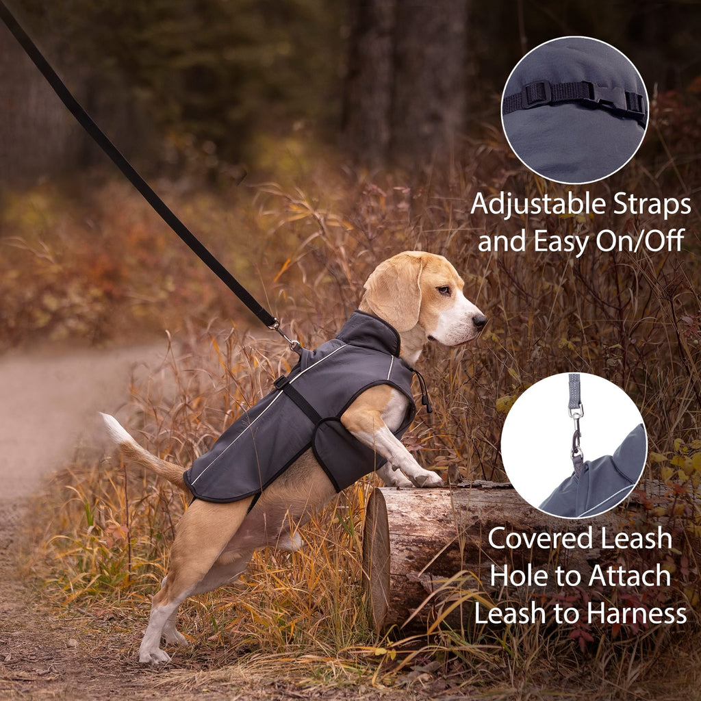 Features of the Lucolove self-heating waterproof dog coat