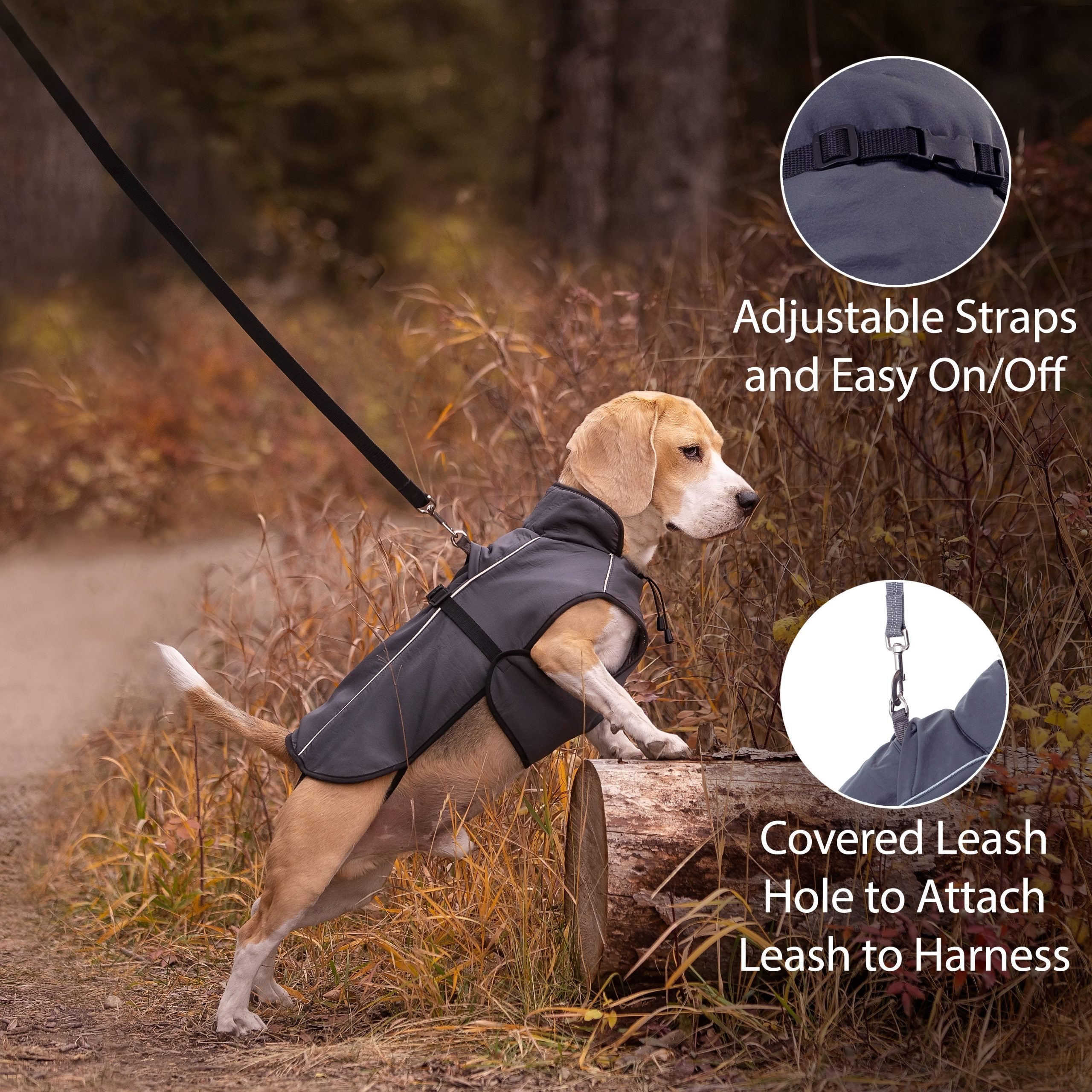 Features of the Lucolove self-heating waterproof dog coat